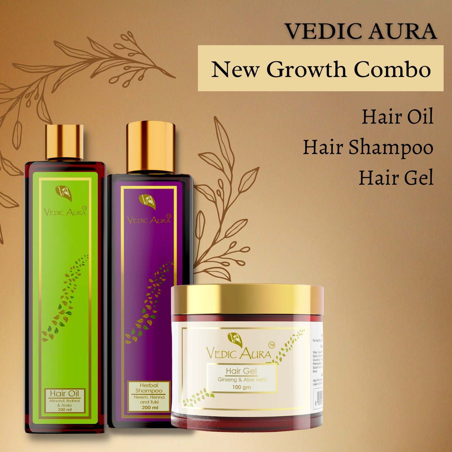 Vedic Aura New Growth Combo