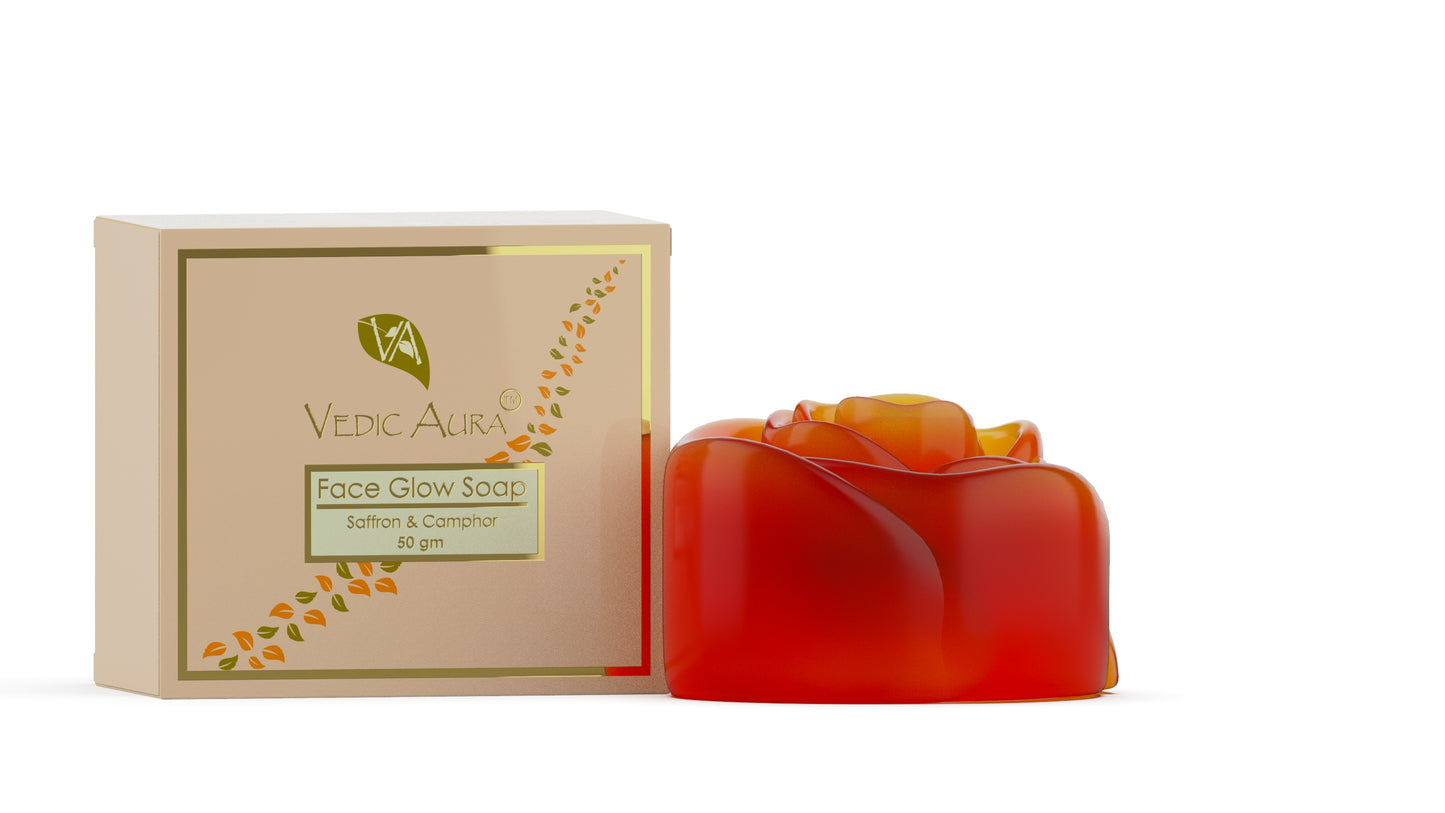Face Glow Soap by Vedic Aura - 50 gm